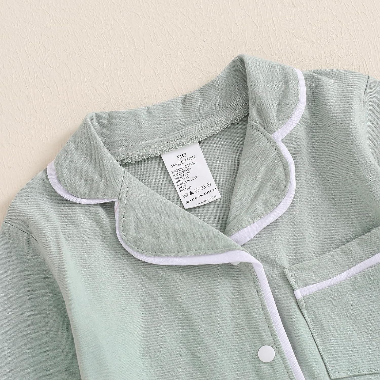 Balaflyie Baby Button Down Pajamas Set Shirt and Pants Toddler Cotton Pjs Long Sleeve Sleepwear - Image 4