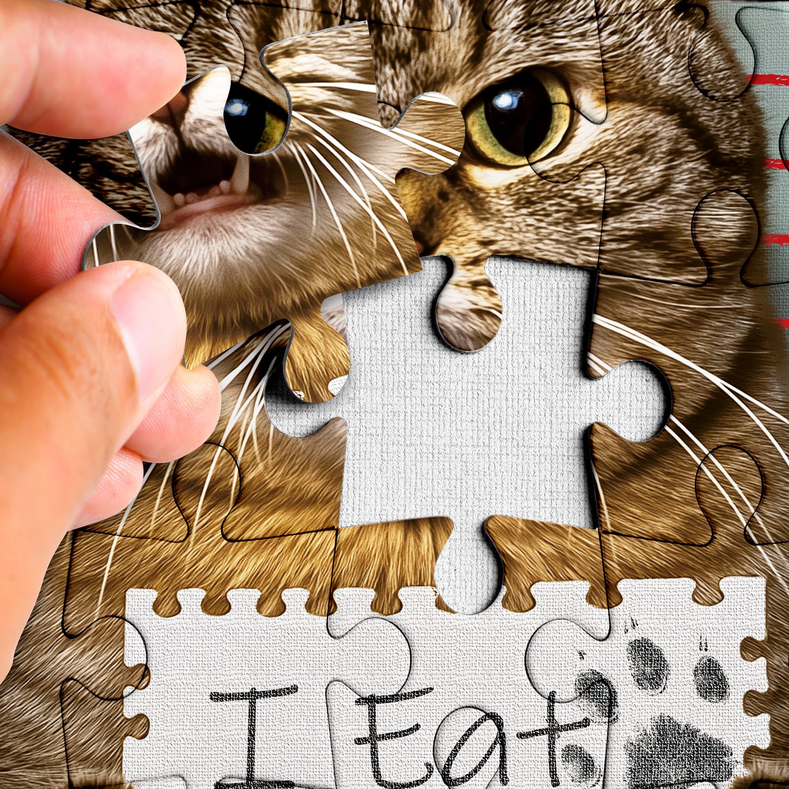 クリバンキャット1000ピース ジグソーパズル LOTS OF KITTIES Amazon.com: Larkipuzz Funny Cat Jigsaw Puzzle 1000 Piece for Adult