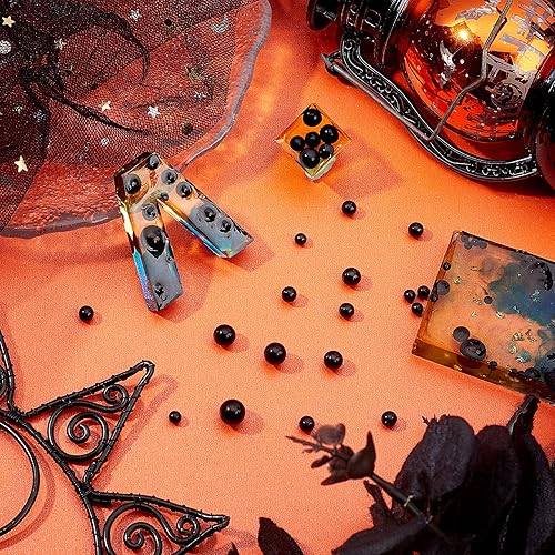 Miniatura 4 de PH PandaHall 1113 perlas sin agujeros, 6 tamaños de perlas imitadas sin perforar, perlas de imitación flotantes de agua, cuentas sueltas para