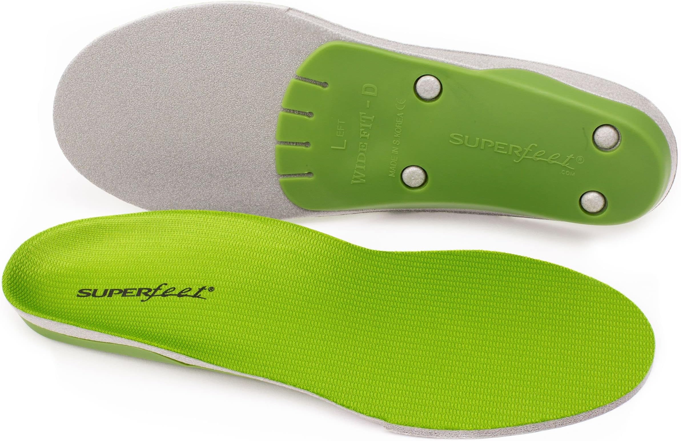 Superfeet AllPurpose Support High Arch Insoles (Green