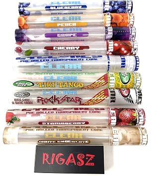 Cyclones Clear Conical Filter Tubes 9 Different Flavors and Reds Filters