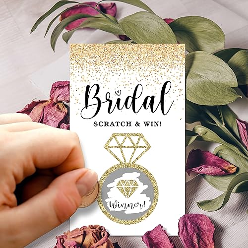 Miniatura 3 de Tarjetas de juego para raspar para despedida de soltera, boletos de lotería de rifas nupciales, juego de fiesta para raspar para boda,