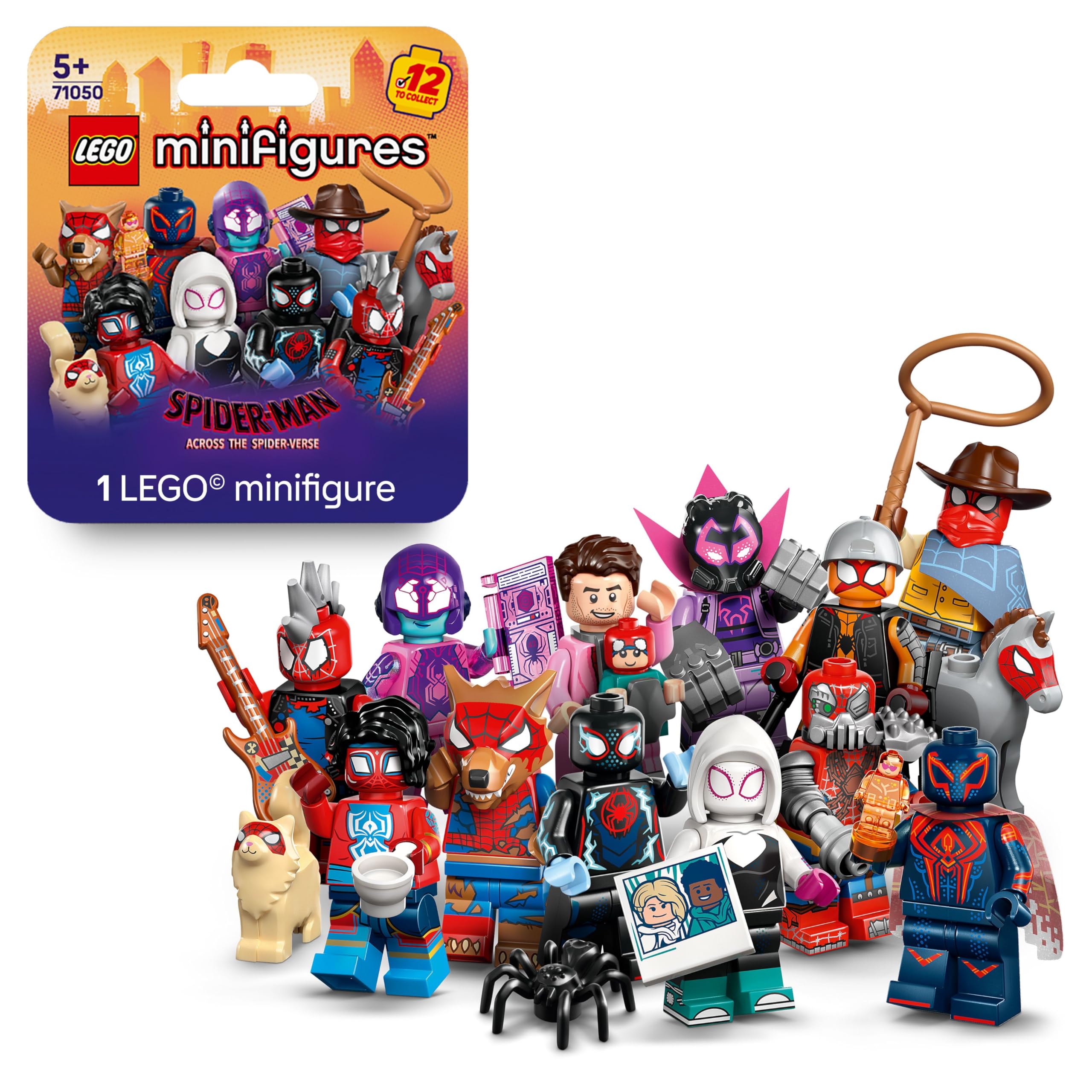 LEGO Minifigures Spider-Man: Across the Spider-Verse 71050 Set of 12