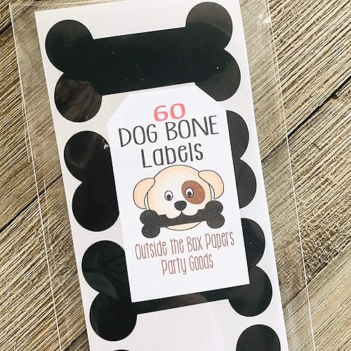 Miniatura 3 de Dog Bone - Etiquetas de vinilo para pizarra (60 unidades)