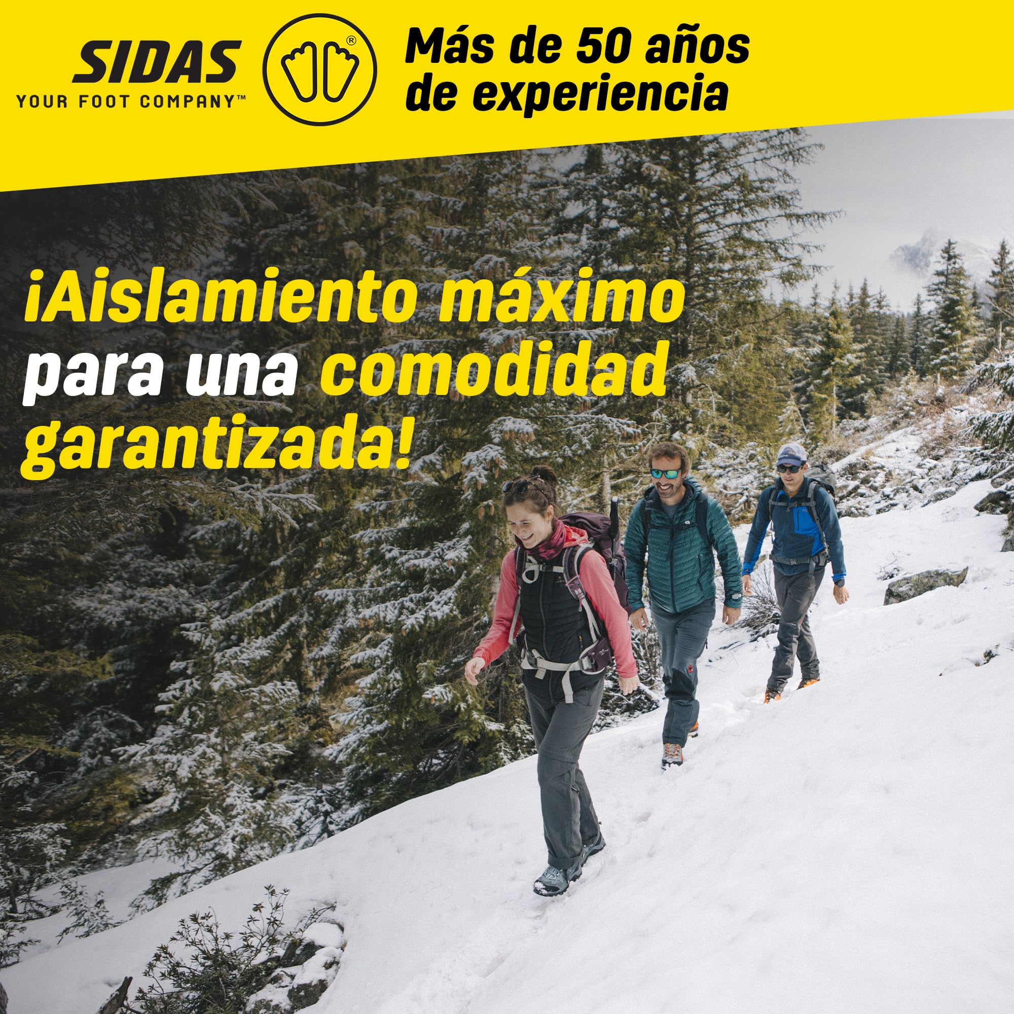 Sidas Insulated 3D Winter Suela de esquí, Unisex Adulto