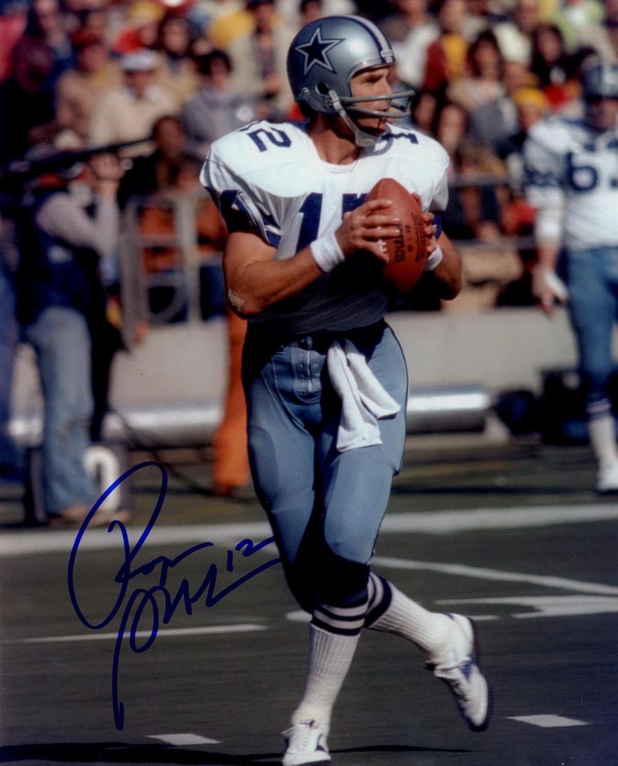 Roger Staubach Autographed Photo - 8x10 - Autographed NFL Photos at