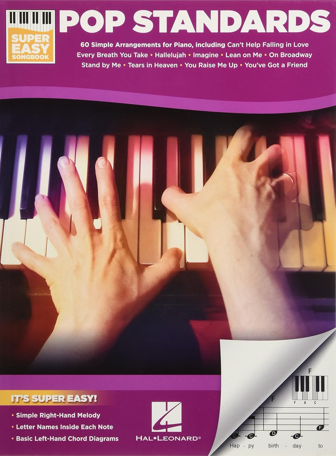 Pop Standards Super Easy Songbook Hal Leonard Corp 9781495094354