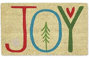 Joyful Doormat: A Festive Welcome for Christmas Cheer