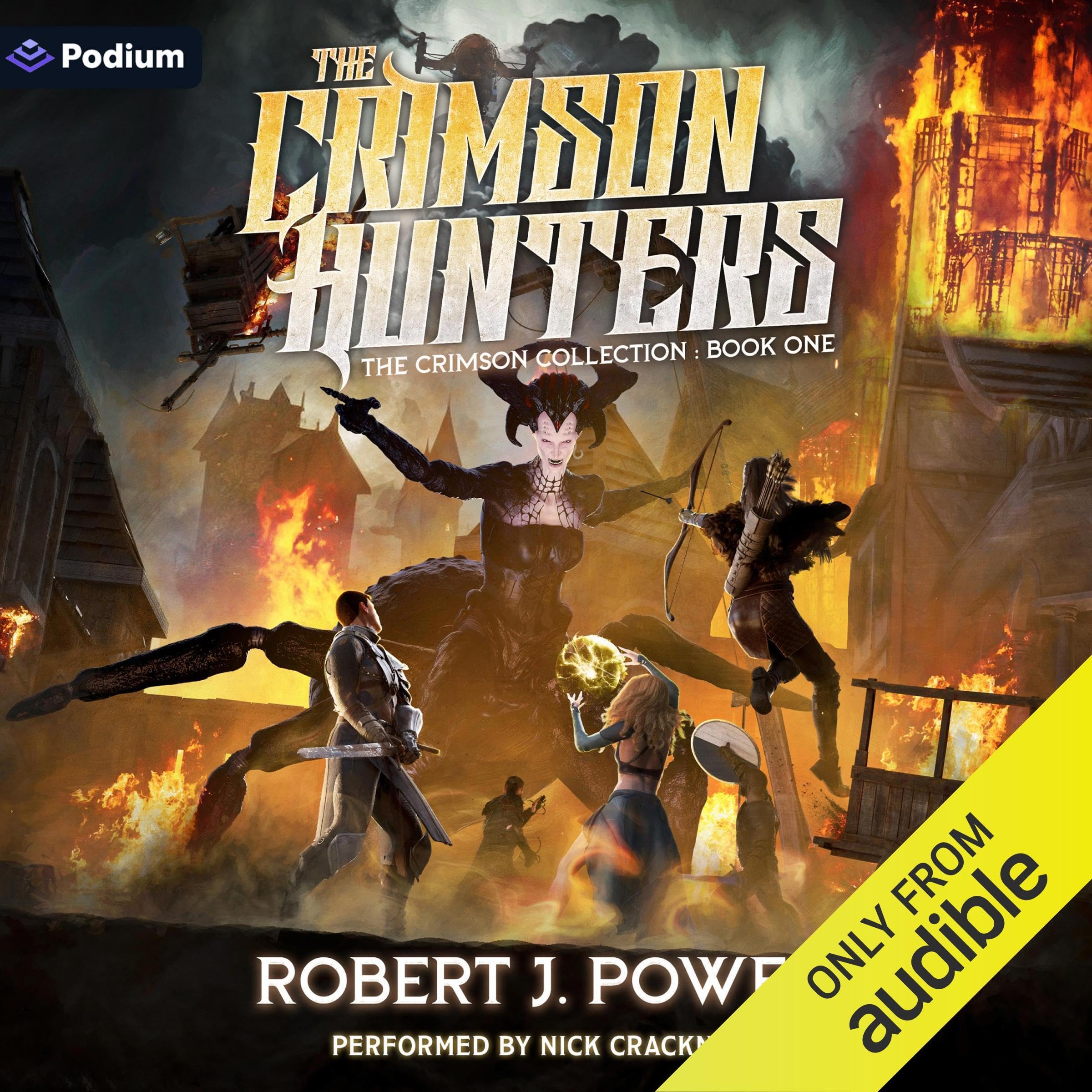 Cover art for The Crimson Hunters: A Dellerin Tale