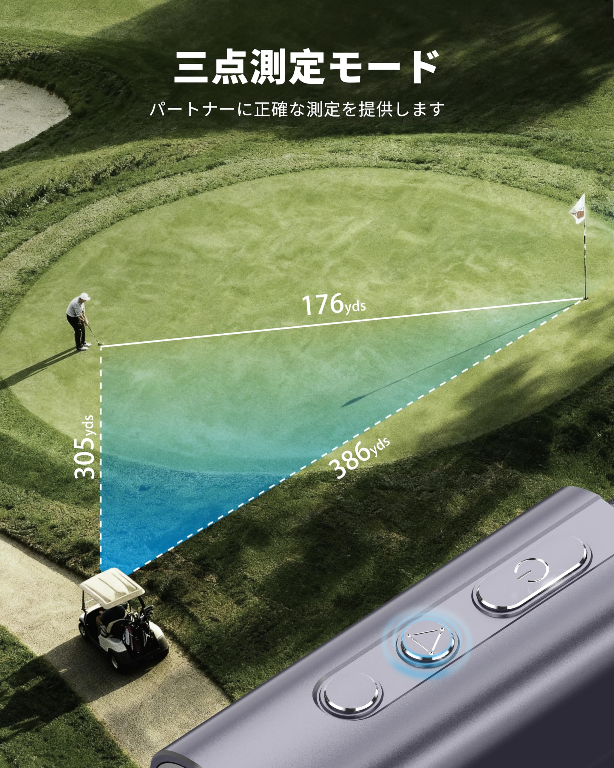 Amazon.co.jp: Dormie T200 Golf Distance Meter, Ultra Compact, USB