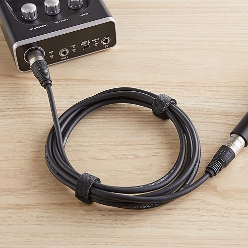 Miniatura 20 de Yaxa Basics XLR - Cable de micrófono para altavoz o sistema PA, todos los conductores son de cobre, revestimiento de PVC de 15/64 pulgadas, 25