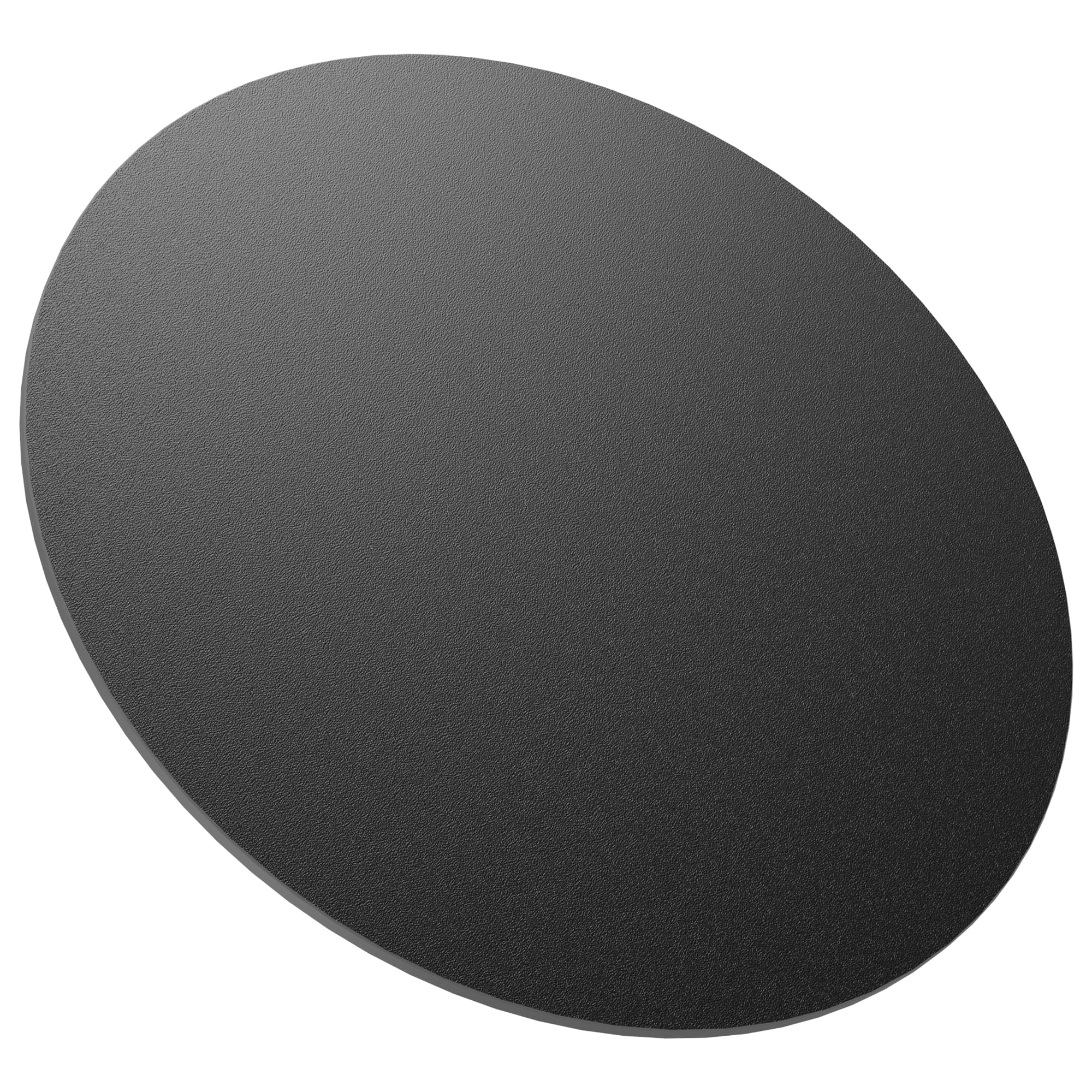 ZL ZELing 23.6" Round Black Sintered Stone Table Top - All-Season, Indoor/Outdoor, Suitable for Dining, Coffee, and Side Tables
