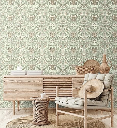 Vista 182 de Tommy Bahama - Papel tapiz para despegar y pegar, papel tapiz tropical para dormitorio, tocador, cocina, vinilo, cobertura de 30.75 pies cuadrados