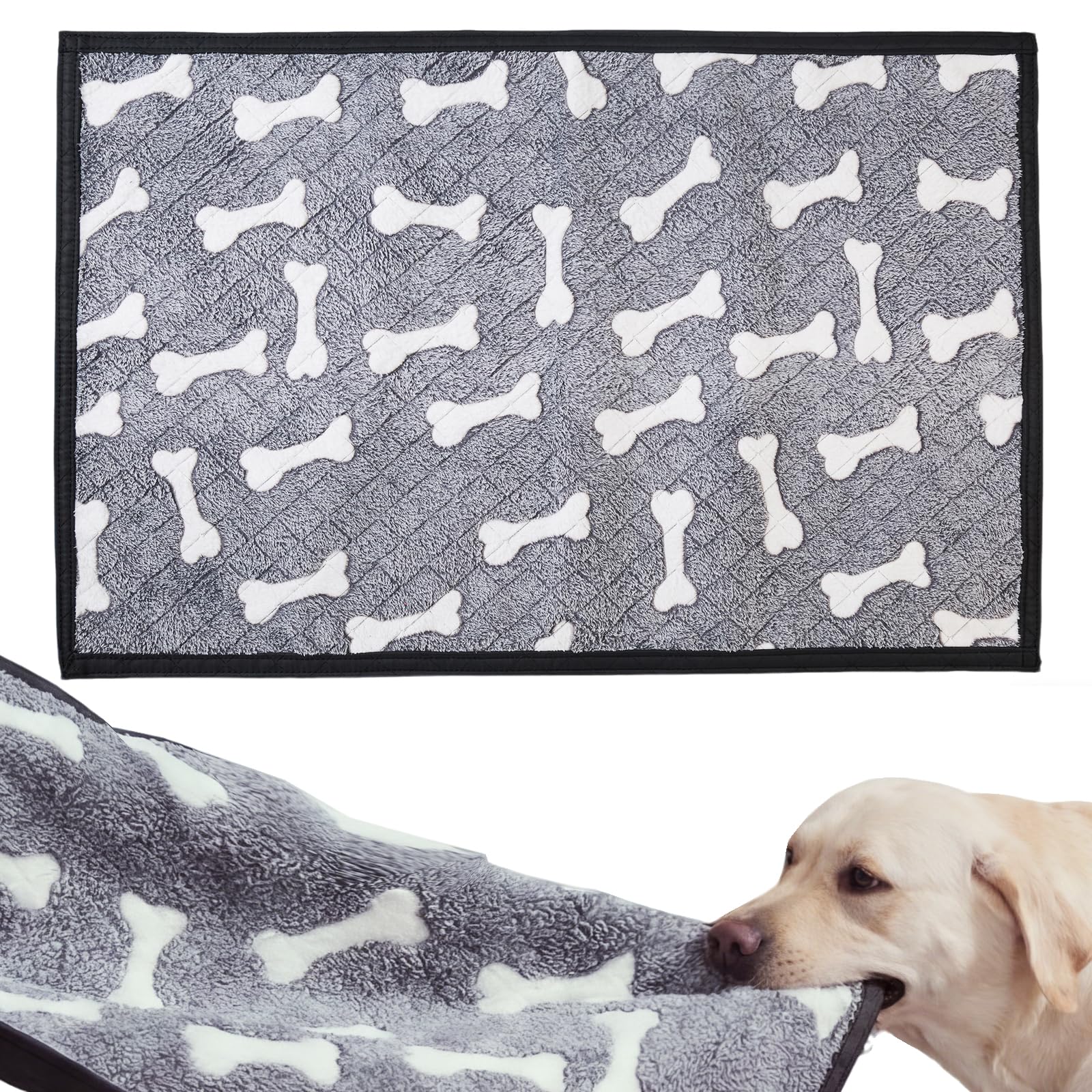 WooPetty Double-Sided Chew Proof Dog Blanket