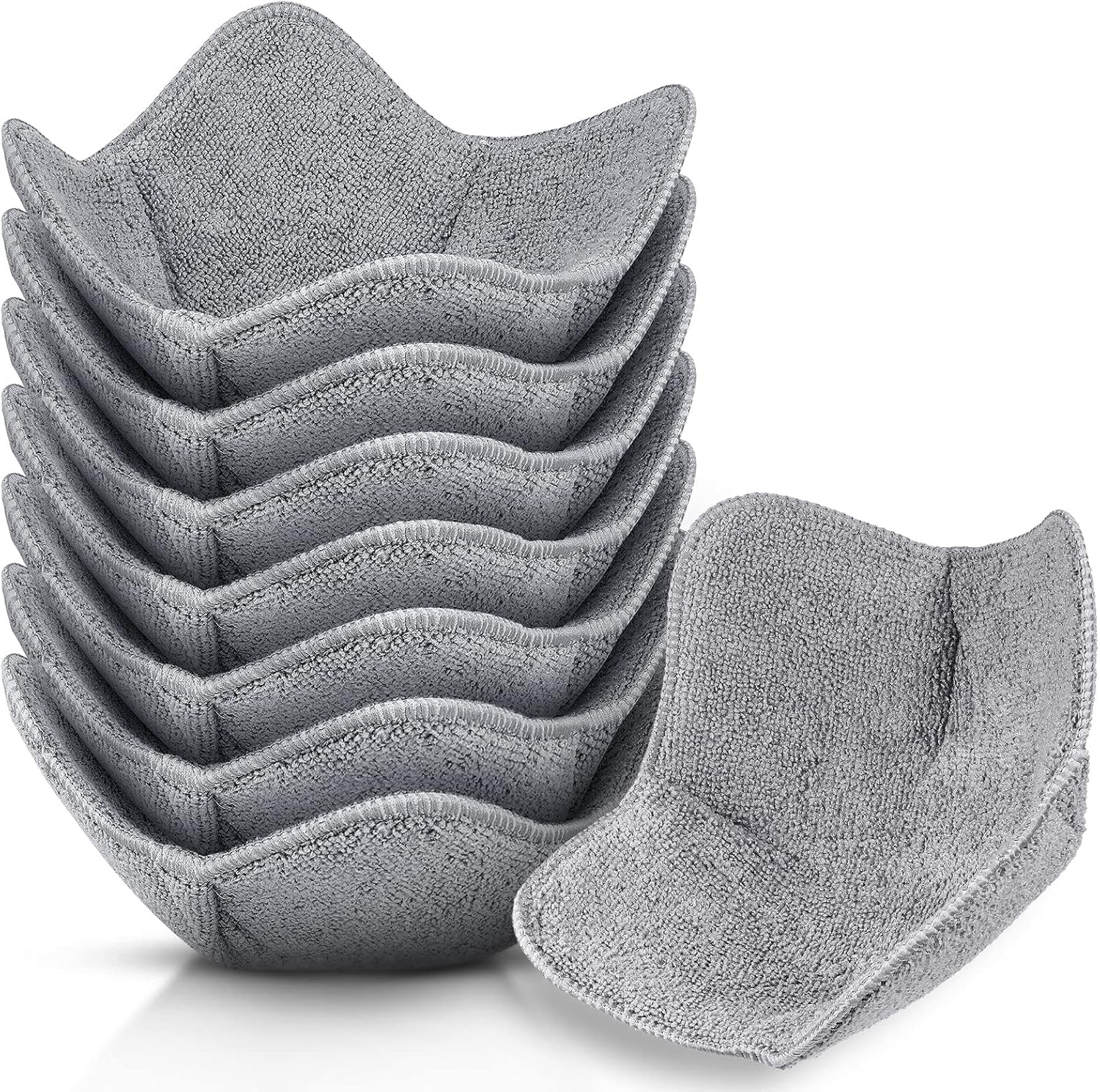  | 8 Pieces Bowl Holders Microwave Safe Bowl Pot Holder for Hot Soup, Food, Meals (Grey): Soup Bowls