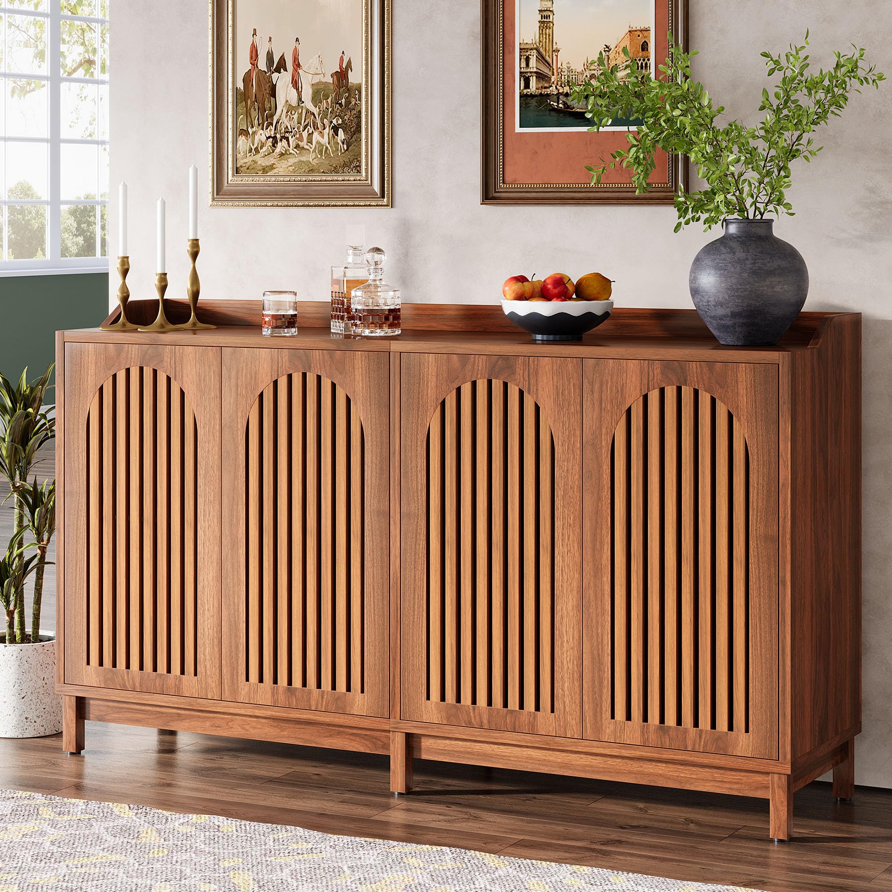 Tribesigns Sideboard Buffet Cabinet, 57