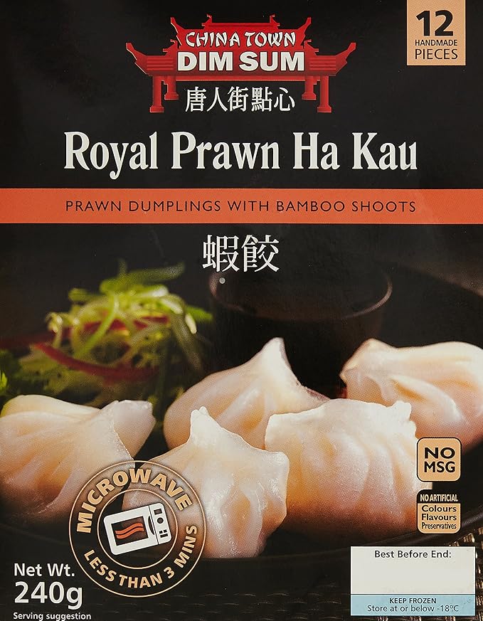 Chinatown Dim Sum Royal Prawn Dumplings with Bamboo Shoots, 240 g