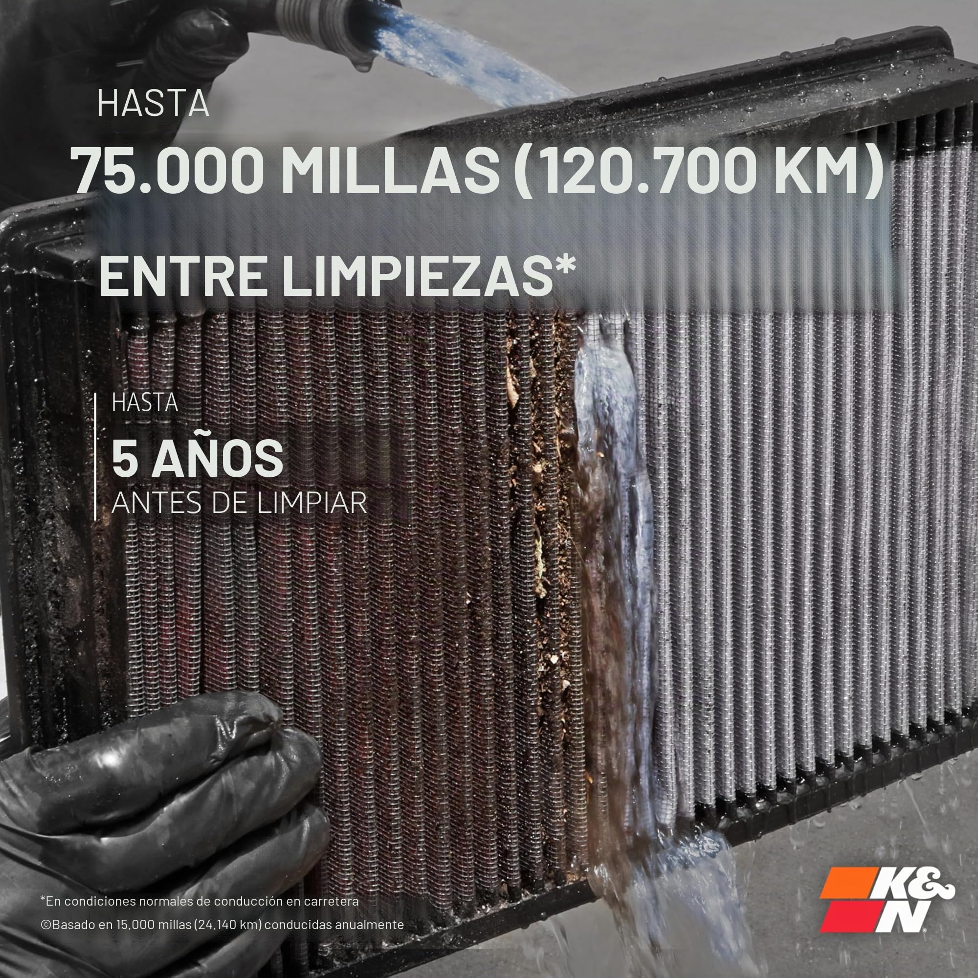 K&N 33-2276 Filtro de Aire Coche