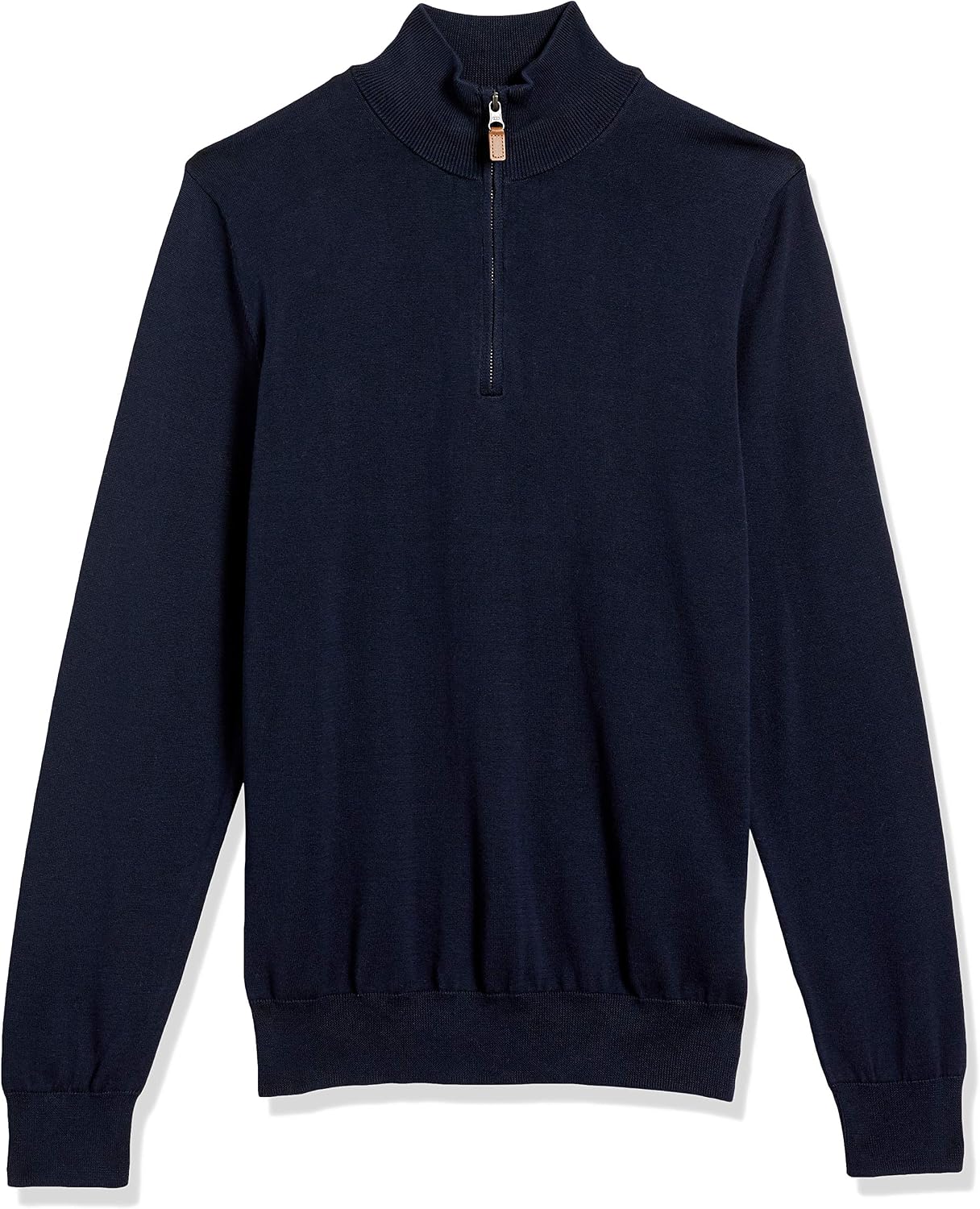 Buttoned Down Men's 100% Supima Cotton Quarter-Zip Sweater