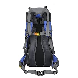 WoneNice 50L(45+5) Waterproof Hiking Backpack - Outdoor Sport Daypack with Rain Cover