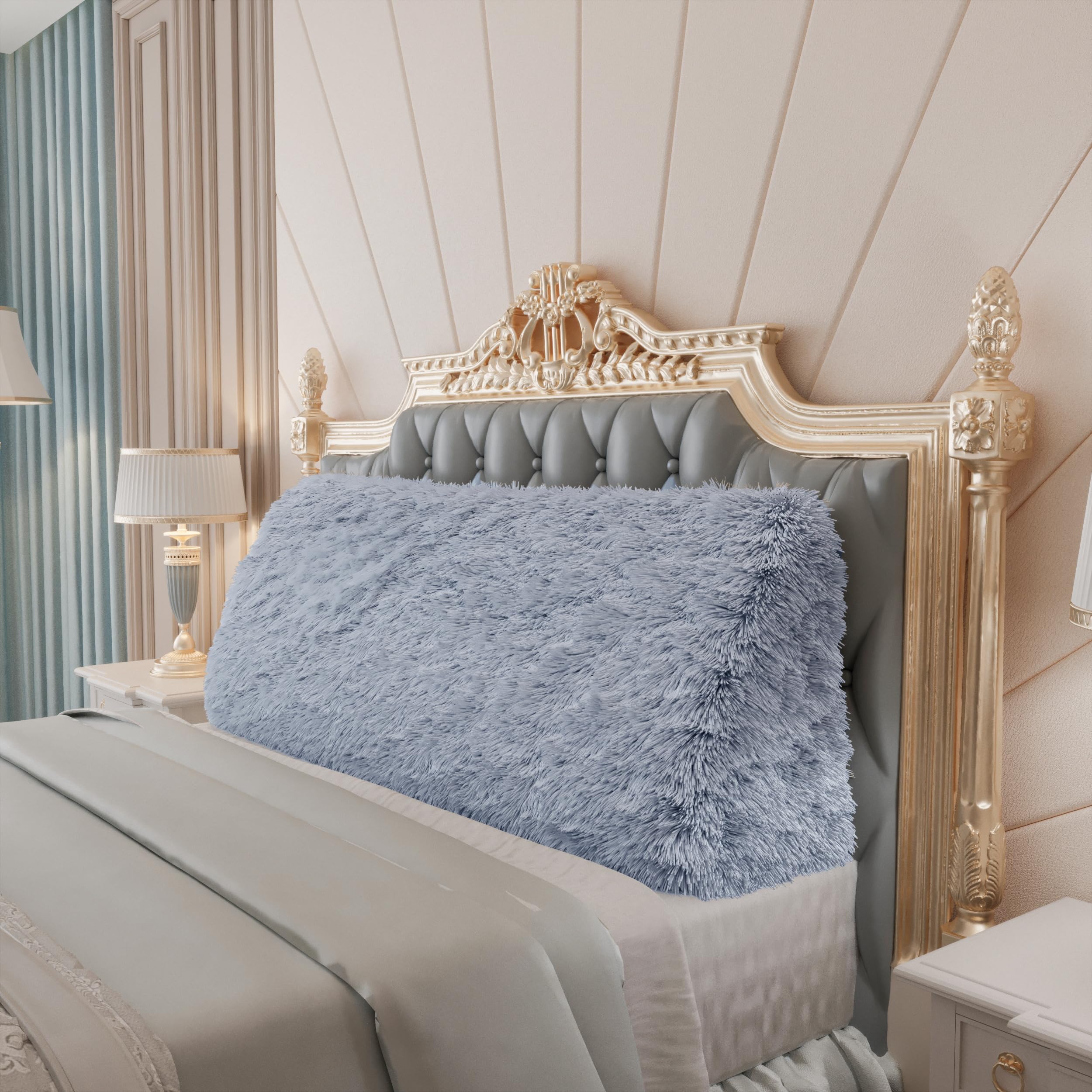Cuscino A Cuneo Per Letto EUHAMS - Supporto Schiena Ergonomico Con 2 Cuscini E Tasche - Velluto