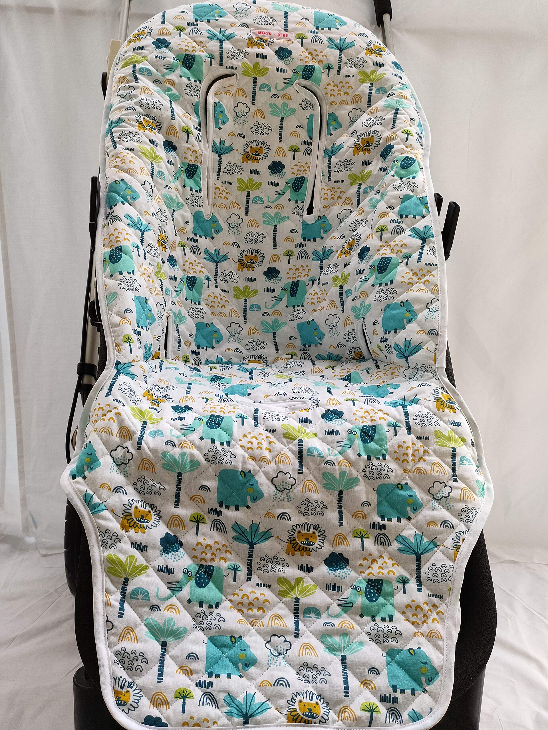 moon-bebe Quilted Case for Bugaboo Cameleon 2 Y 3 (White)