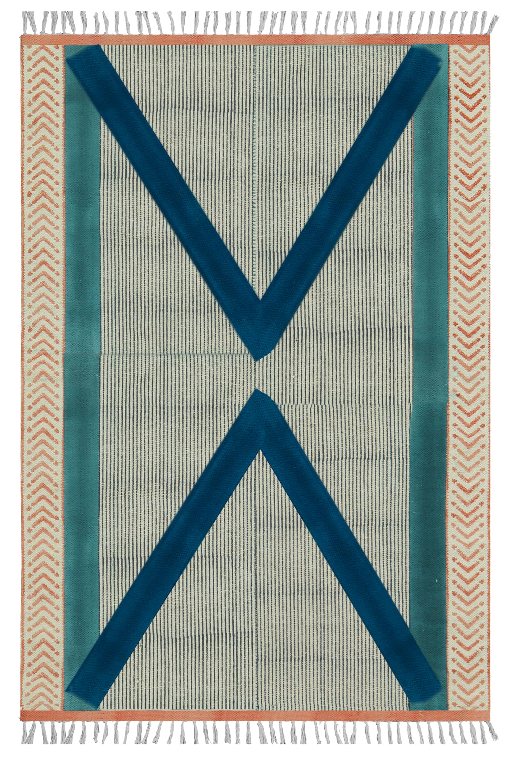 Tapis carré bohème lavable résolvant le manque de place en petite chambre