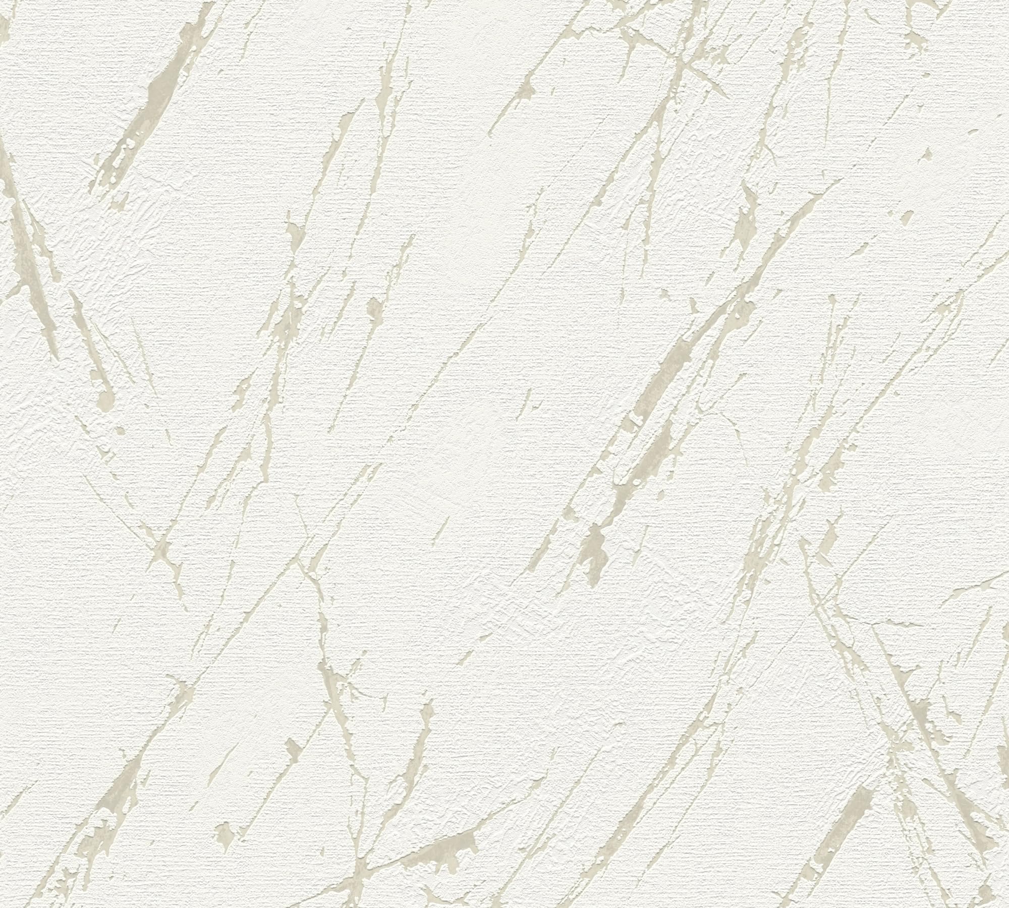 A.S. Création Wallpaper Marble Look White Champagne Metallic, Casual Living Wallpaper 393363 - Image 2