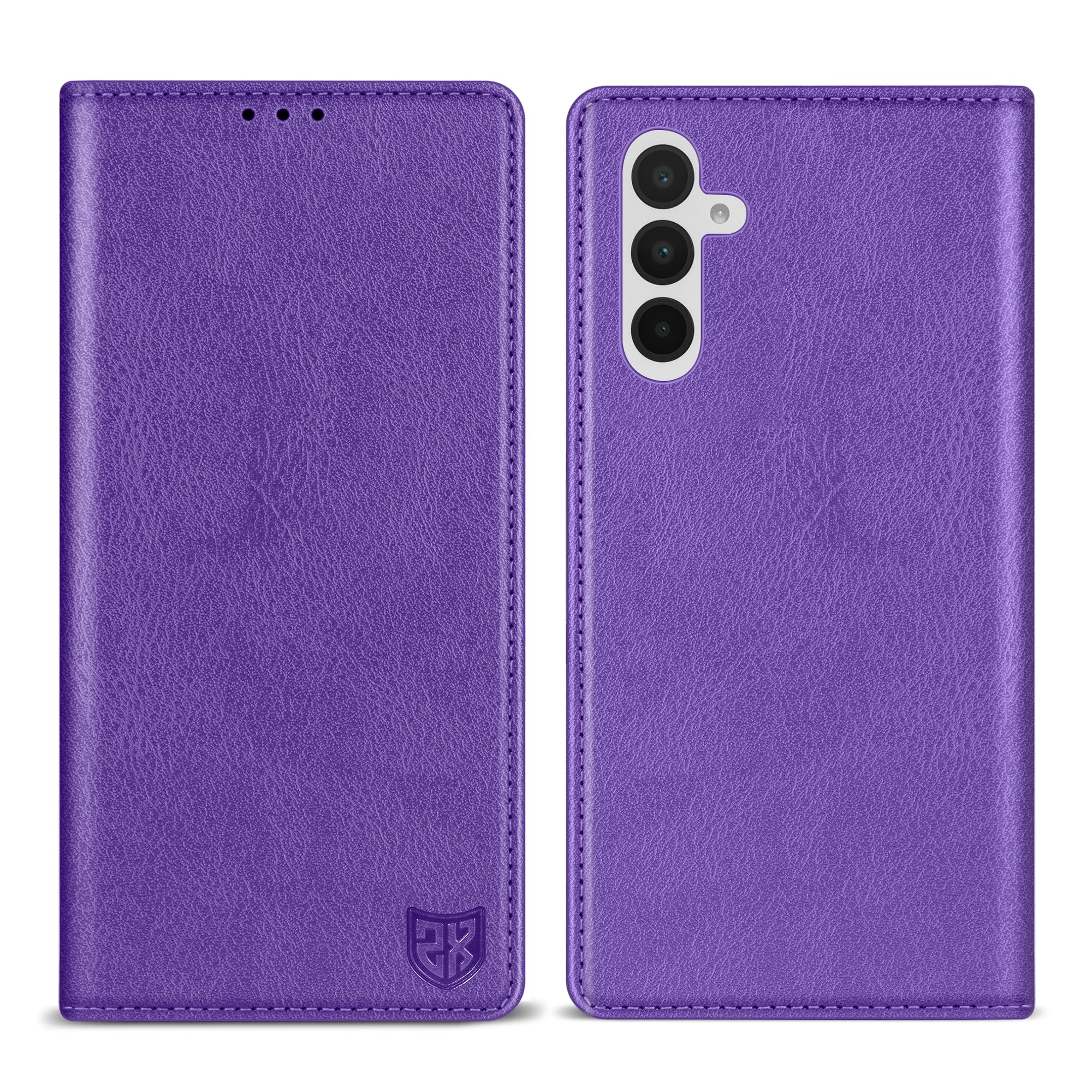 ZZXX for Samsung Galaxy A16 Wallet Case with [RFID Blocking] Card Slot Stand Strong Magnetic Leather Flip Fold Protective Phone Case for Samsung