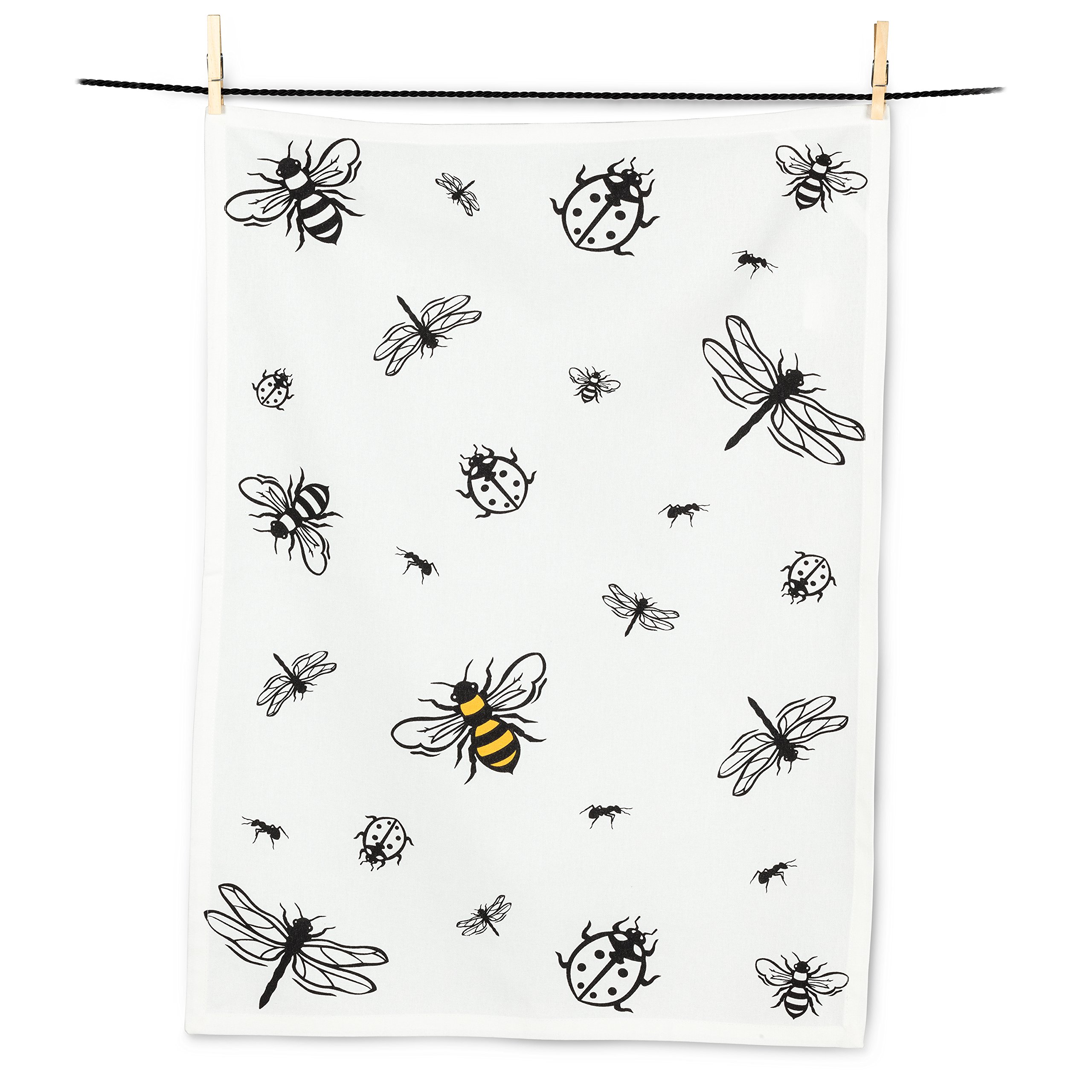 Abbott Collection 56-KT-AB-05 Insect Tea Towel, 1 EA
