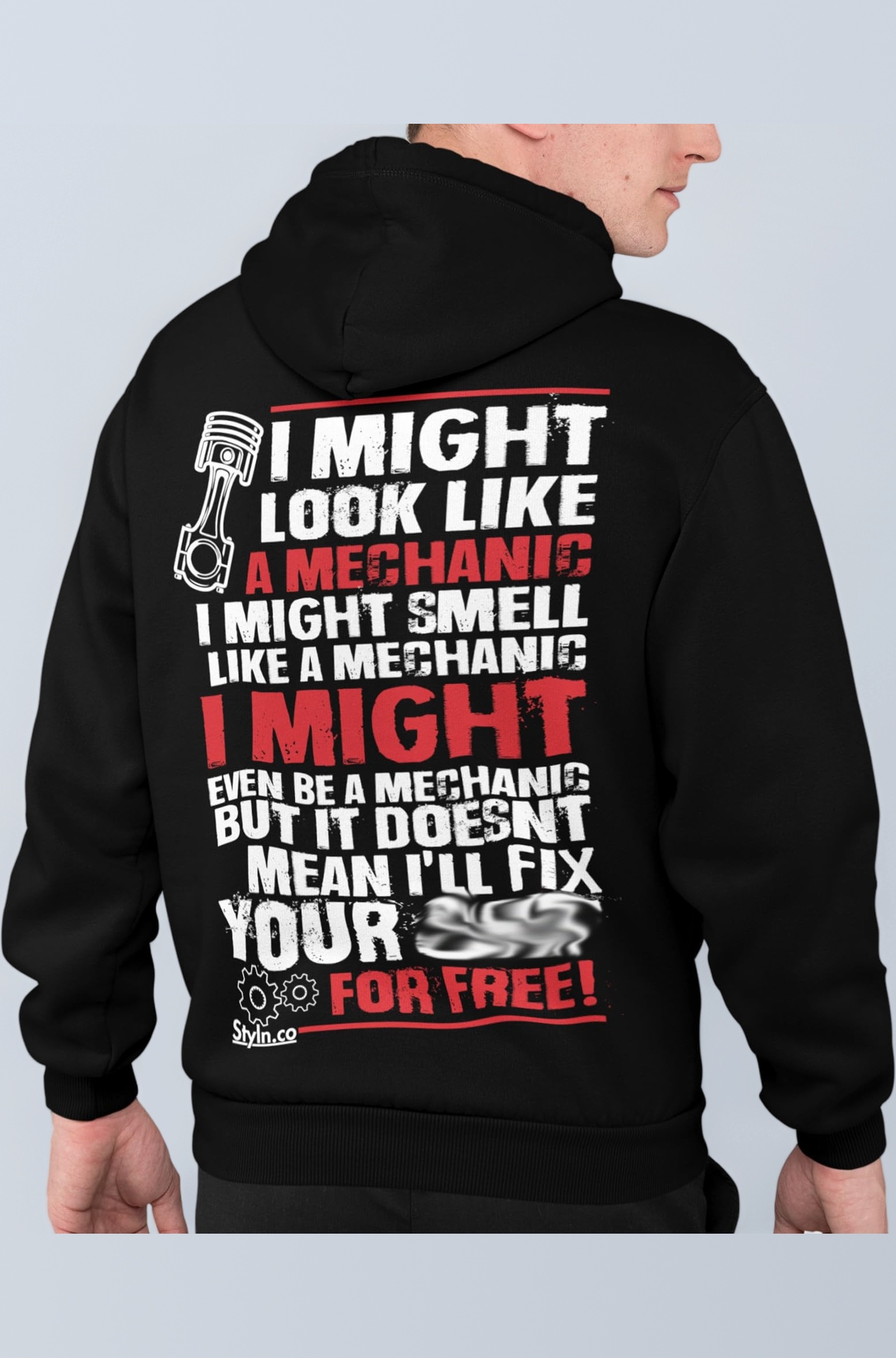 Might Look Like A Mechanic Hoodie