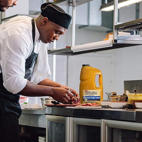 Miniatura 10 de Cattlemen's Carolina Tangy Gold Salsa para barbacoa, 38 onzas