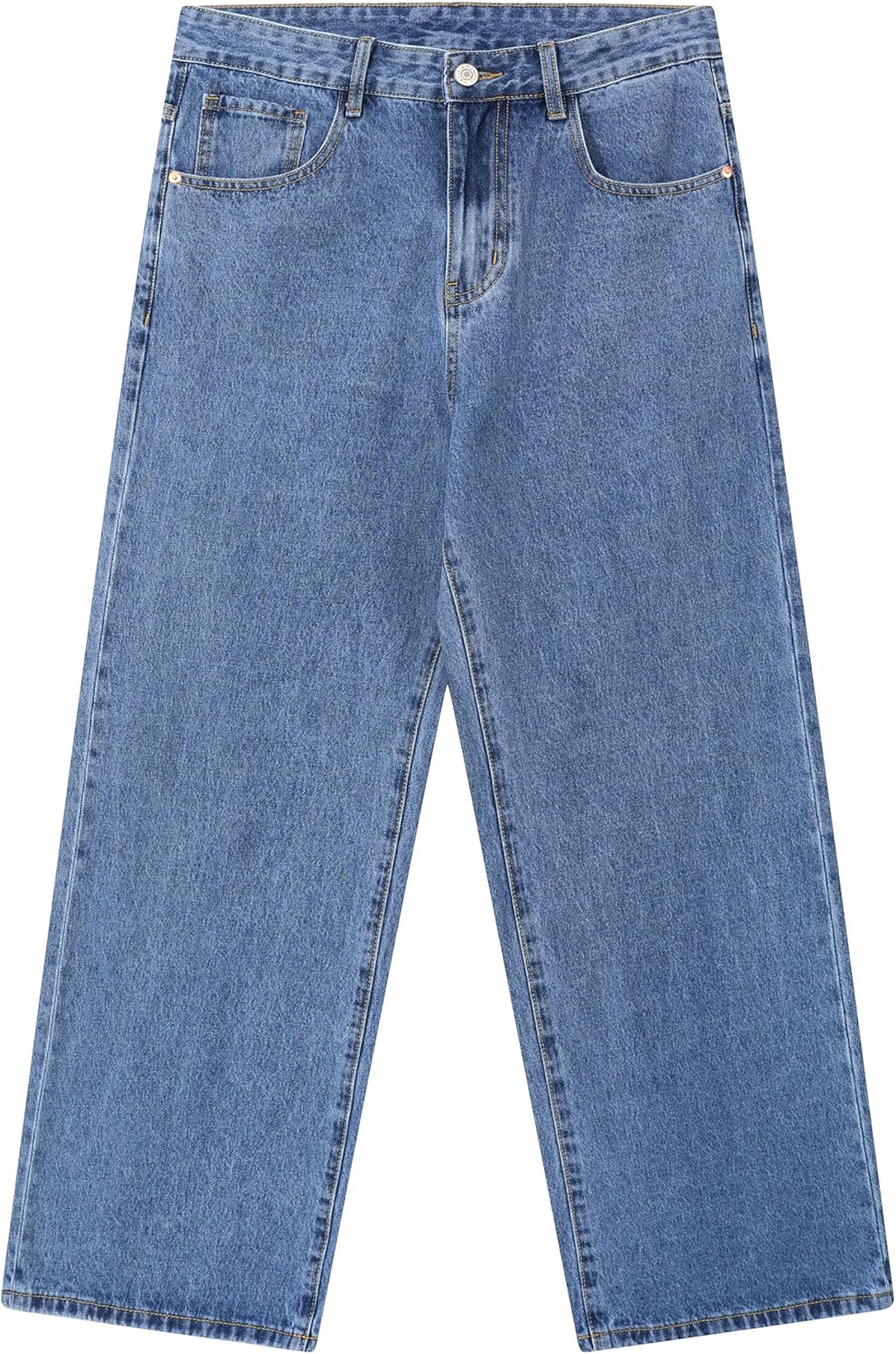 Men's Super Baggy Jeans - Wide Leg Loose Fit Denim Pants Y2K Hip Hop Streetwear Skater Casual Trousers - Image 5