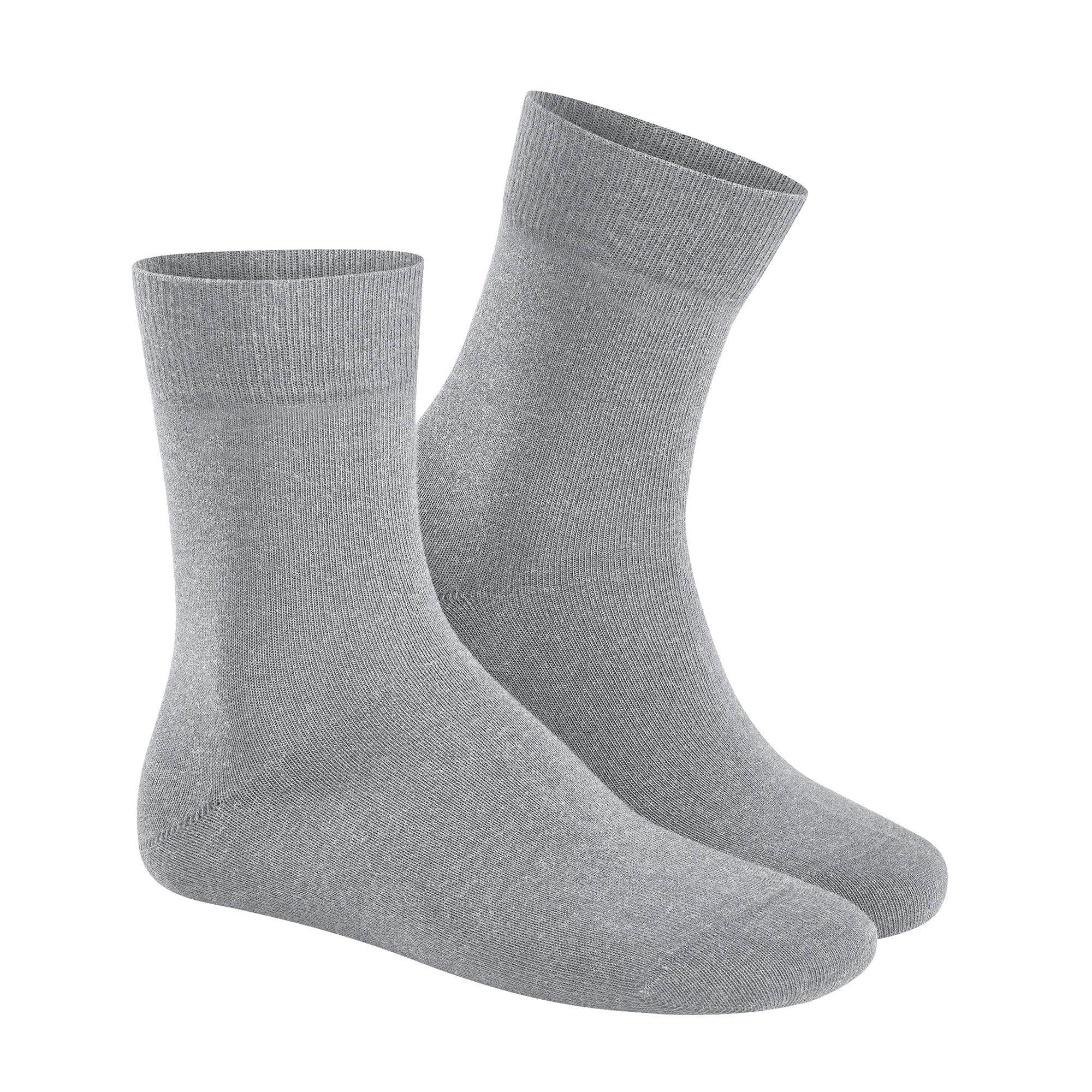 Hudson Men's Silver (Silber 0502) Relax Cotton Calf Socks, 6/8/2019 (Manufacturer Size: 39-42)