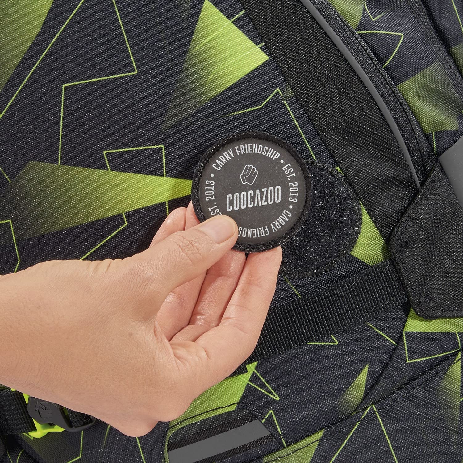 Coocazoo Mate School Backpack Lime Flash