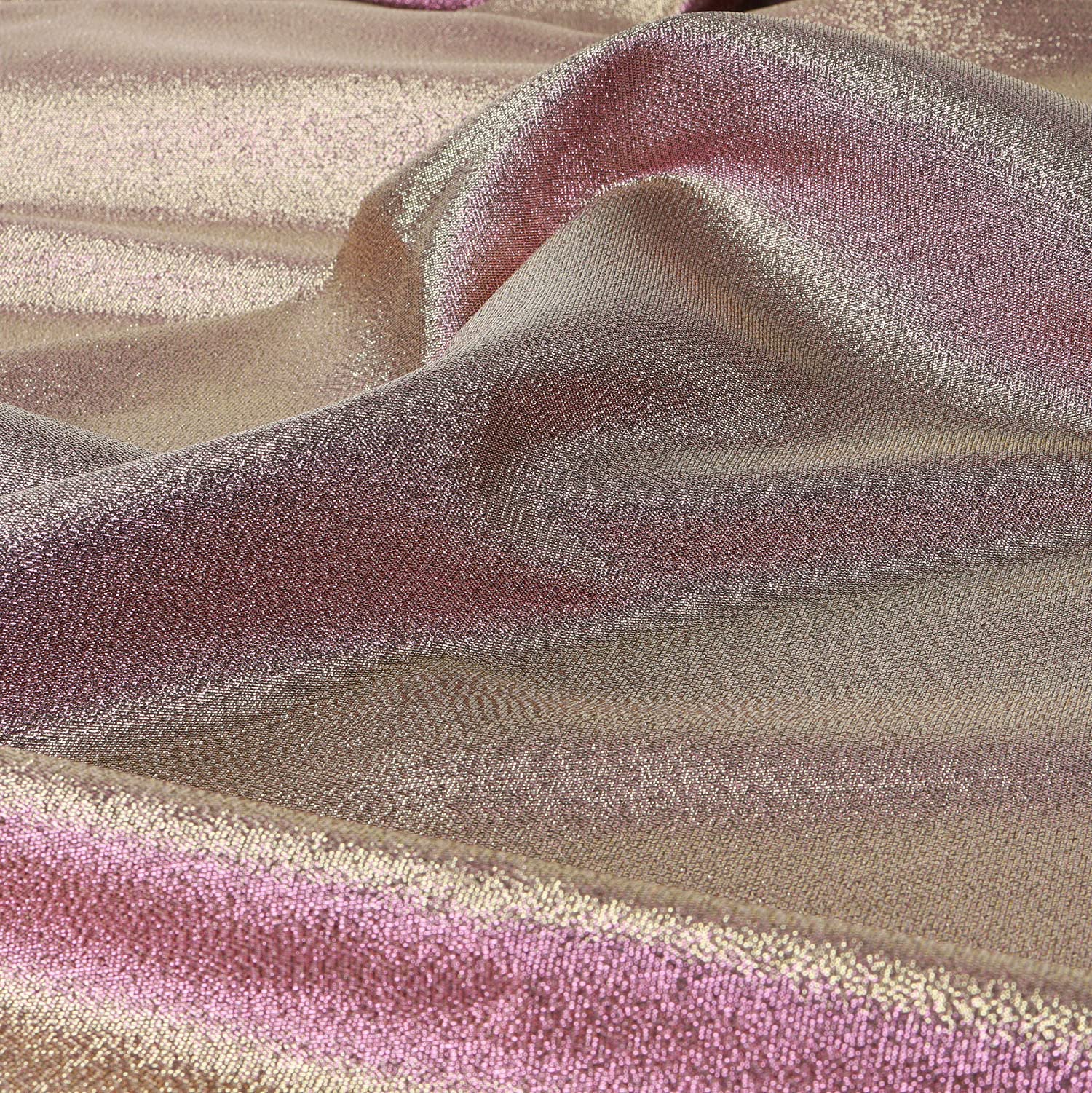 Amazon.com: Rose Gold Iridescent Fabric Metallic Thread Color Changing for  Sewing Costume Gown (Gold Pink Blending) 60 Inches Wide, 1 Yard
