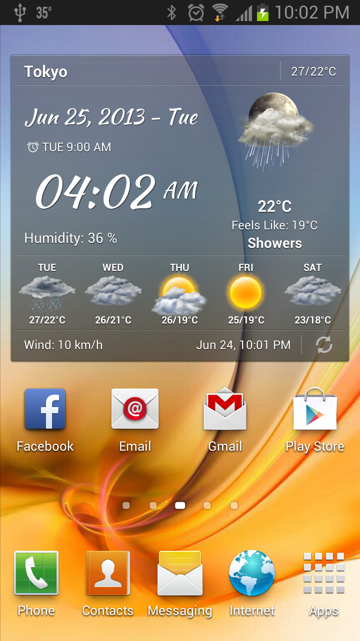 Weather & Clock Widget App on Amazon Appstore