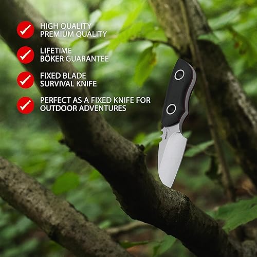 Miniatura 2 de Boker Plus Prymini Pro Cuchillo EDC de hoja fija con funda Kydex, diseñado por Jesper Voxnæs