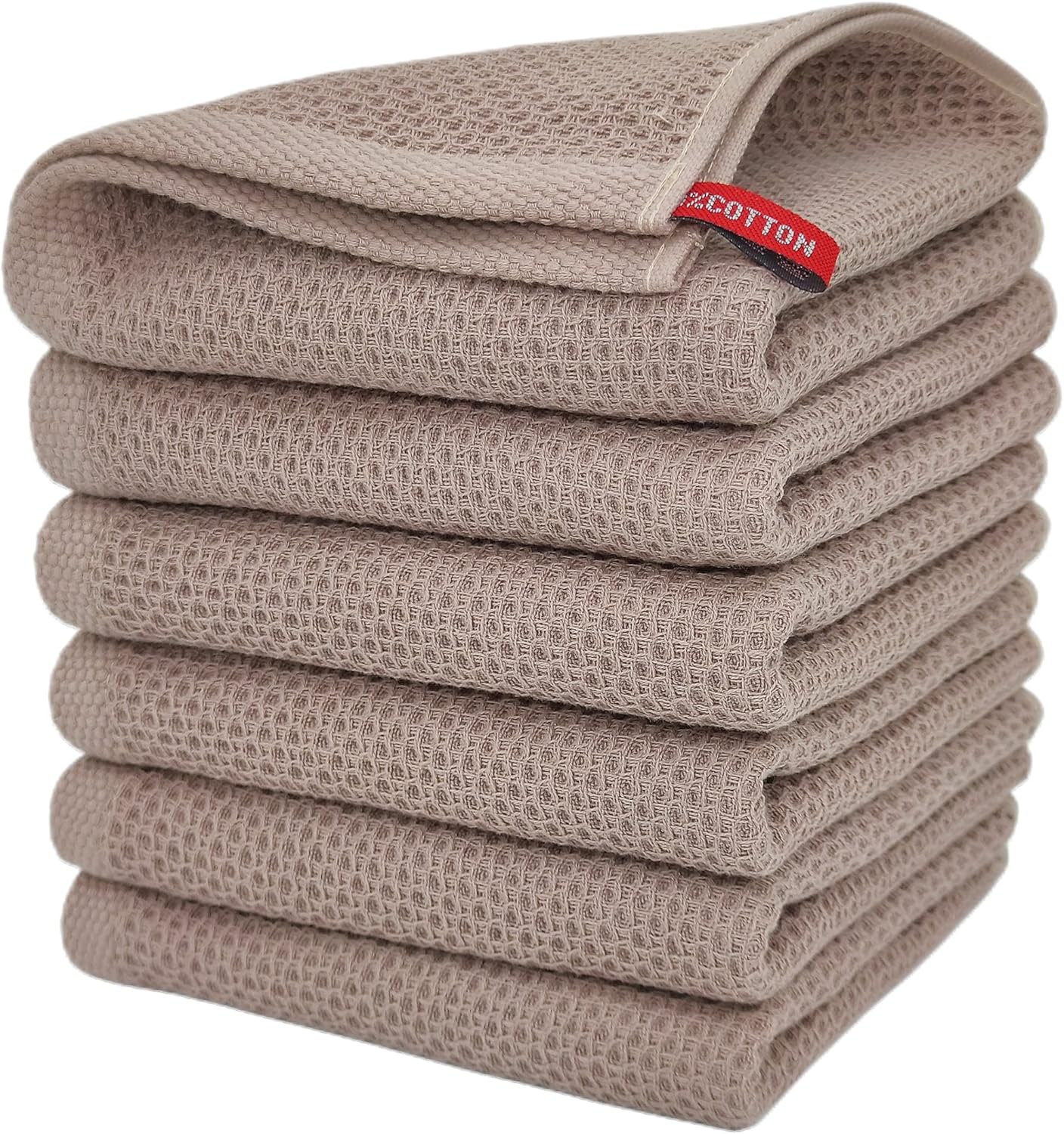 ANEWAY Kitchen Towels 100 Cotton Waffle Weave Dish Towel