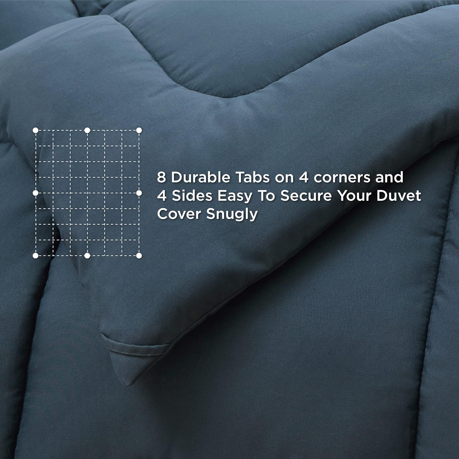 Bedsure Twin XL Comforter Duvet Insert Bundle Twin XL Sheets Navy