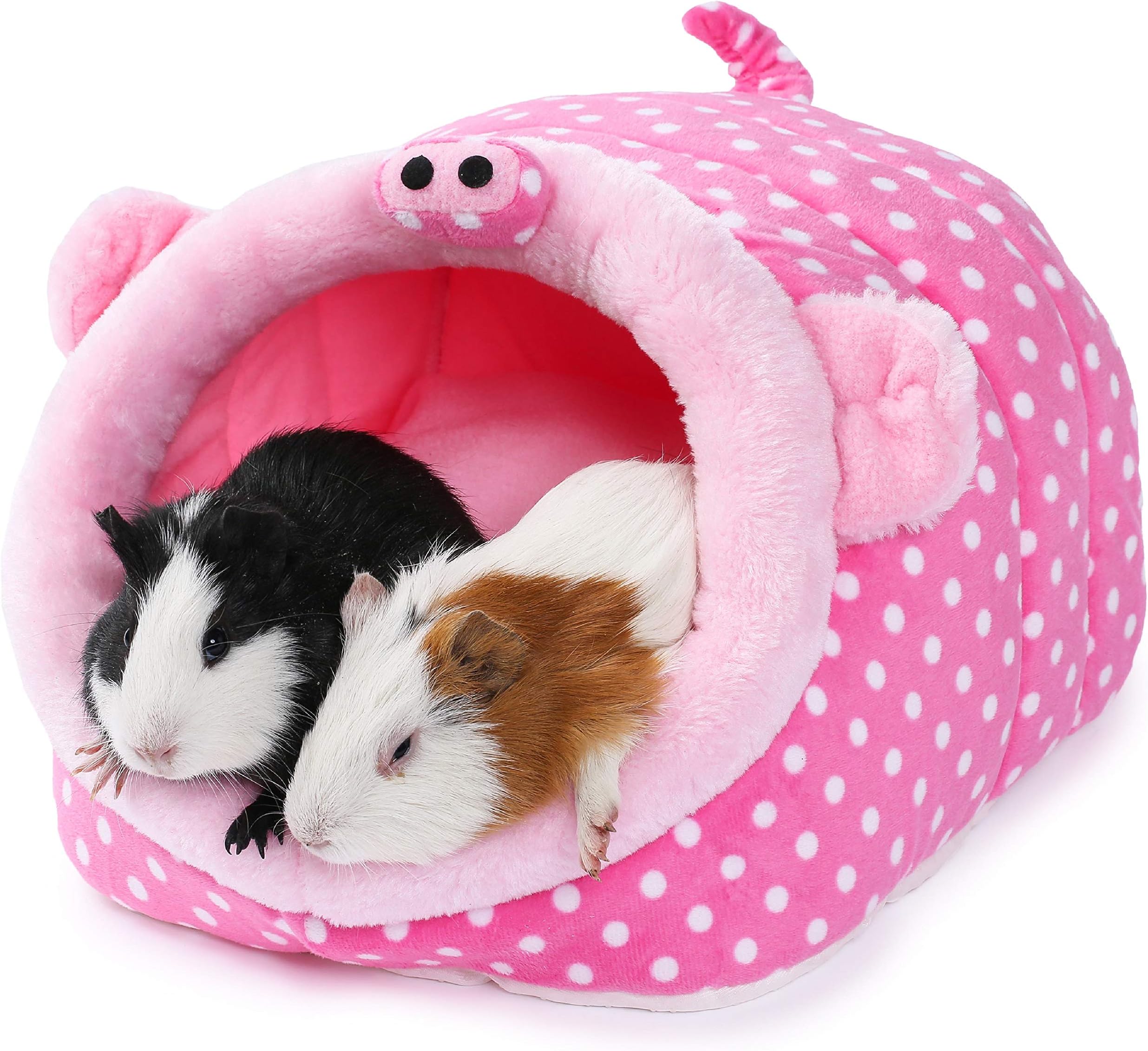 JanYoo Chinchilla House Ferret Bed Accessories Tunnel Pouch for Hedgehog Supplies(XL,Pig)