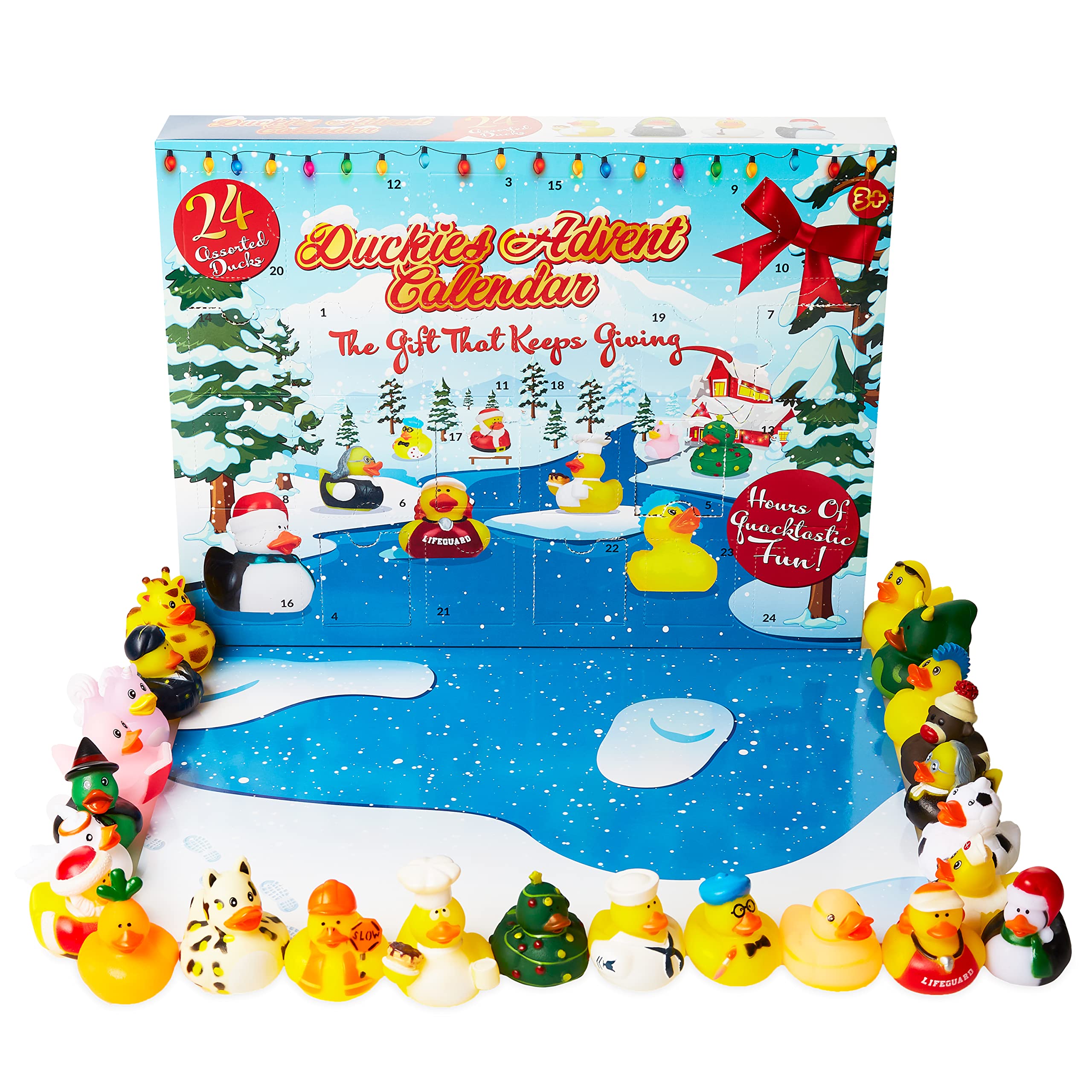 Enten Adventskalender - 24 Tage Badespielzeug Figuren Für Kinder & Erwachsene