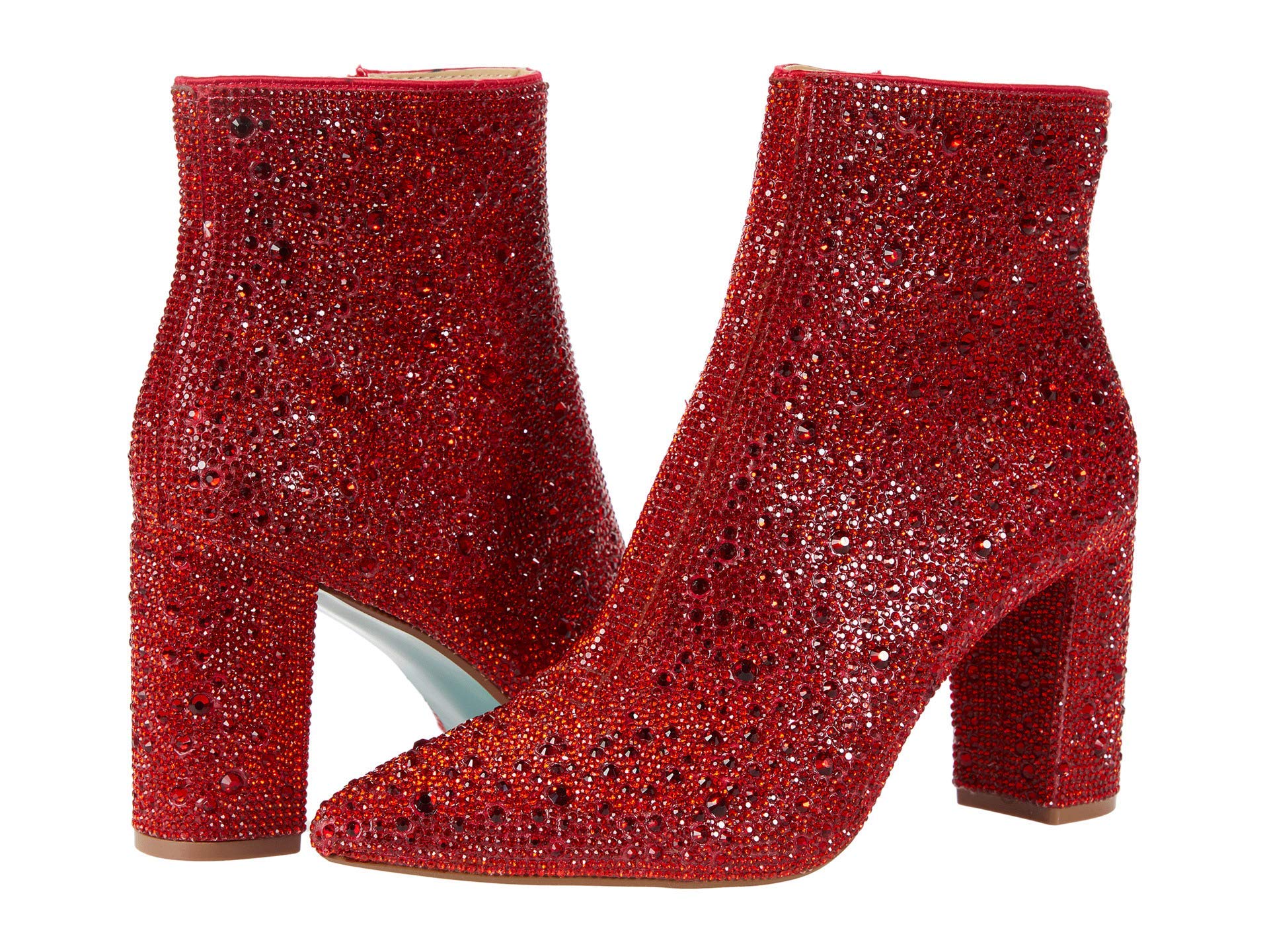 Betsey Johnson Women's Sb-Cady Ankle Boot, Red, 7 UK