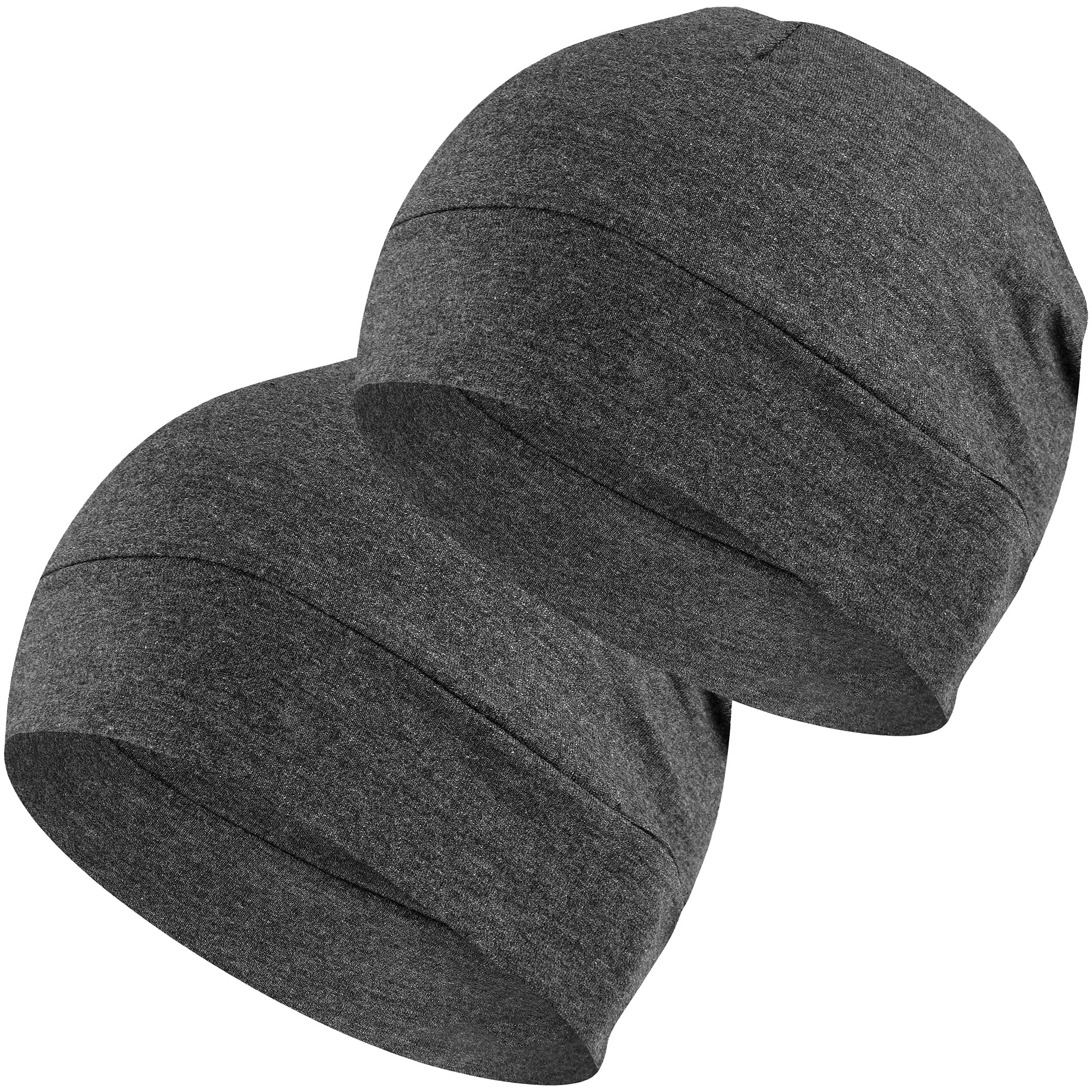 Headshion 100% Cotton Skull Caps Beanie Sleeping Hats for Men Women