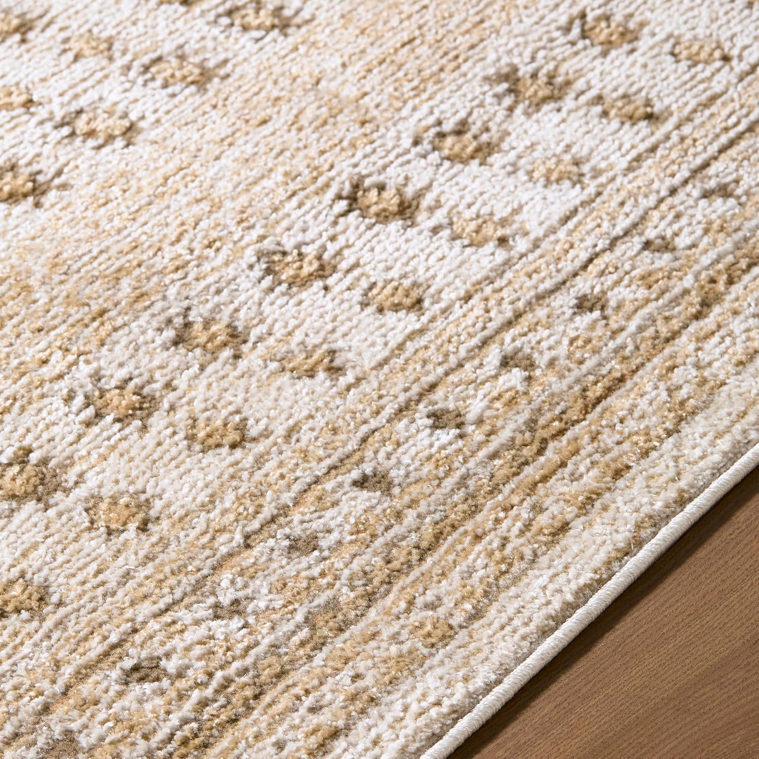 Livabliss x ELLE Décor Alma Global Area Rug, 7'10" x 10'2", Taupe/Brown