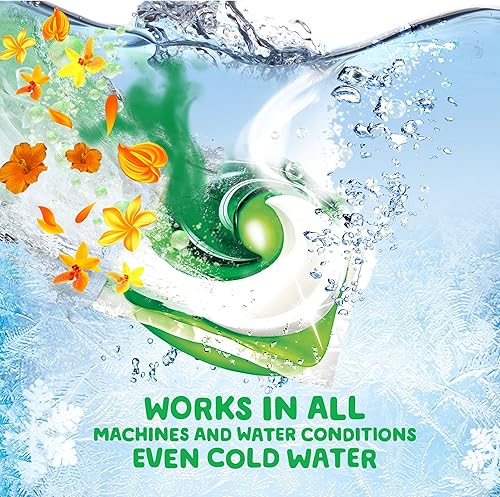 Miniatura 6 de Gain Flings - Paquete de detergente para ropa, 60 unidades, aroma Island Fresh, con defensa del olor, paquetes de jabón concentrado para ropa