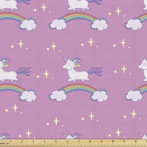 Miniatura 57 de Tela de panda Lunarable de The Yard, diseño de oso asiático con dibujos animados comiendo hojas y ramas, animal silvestre, tela decorativa para