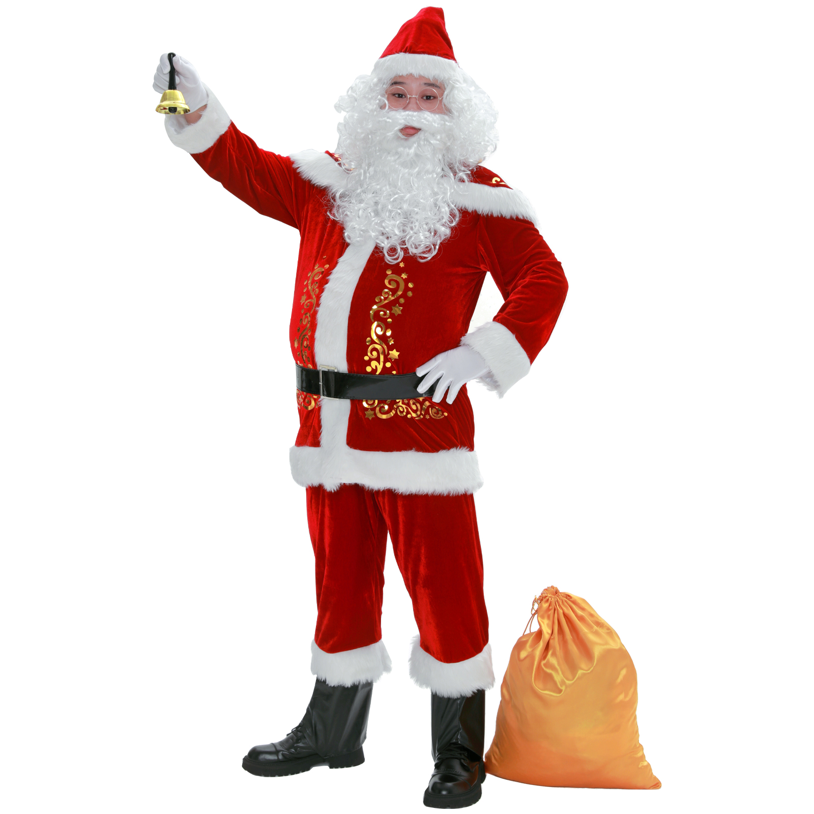 Cappello Da Babbo Natale Per Adulti, Unisex, In Velluto, Extra - Foto 7