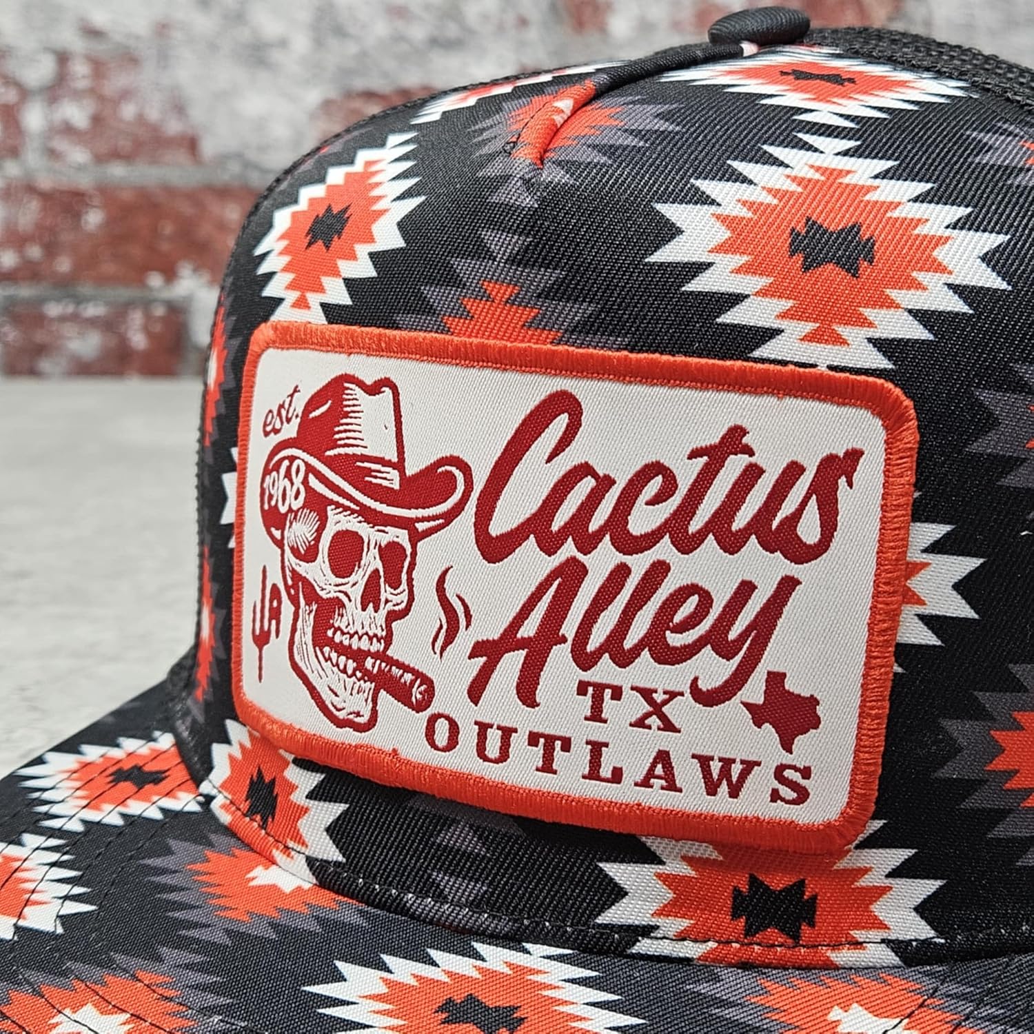 CACTUS ALLEY HAT CO. Western Lifestyle Texas Ranch Rodeo Inspired Adjustable Snapback Patch Hat