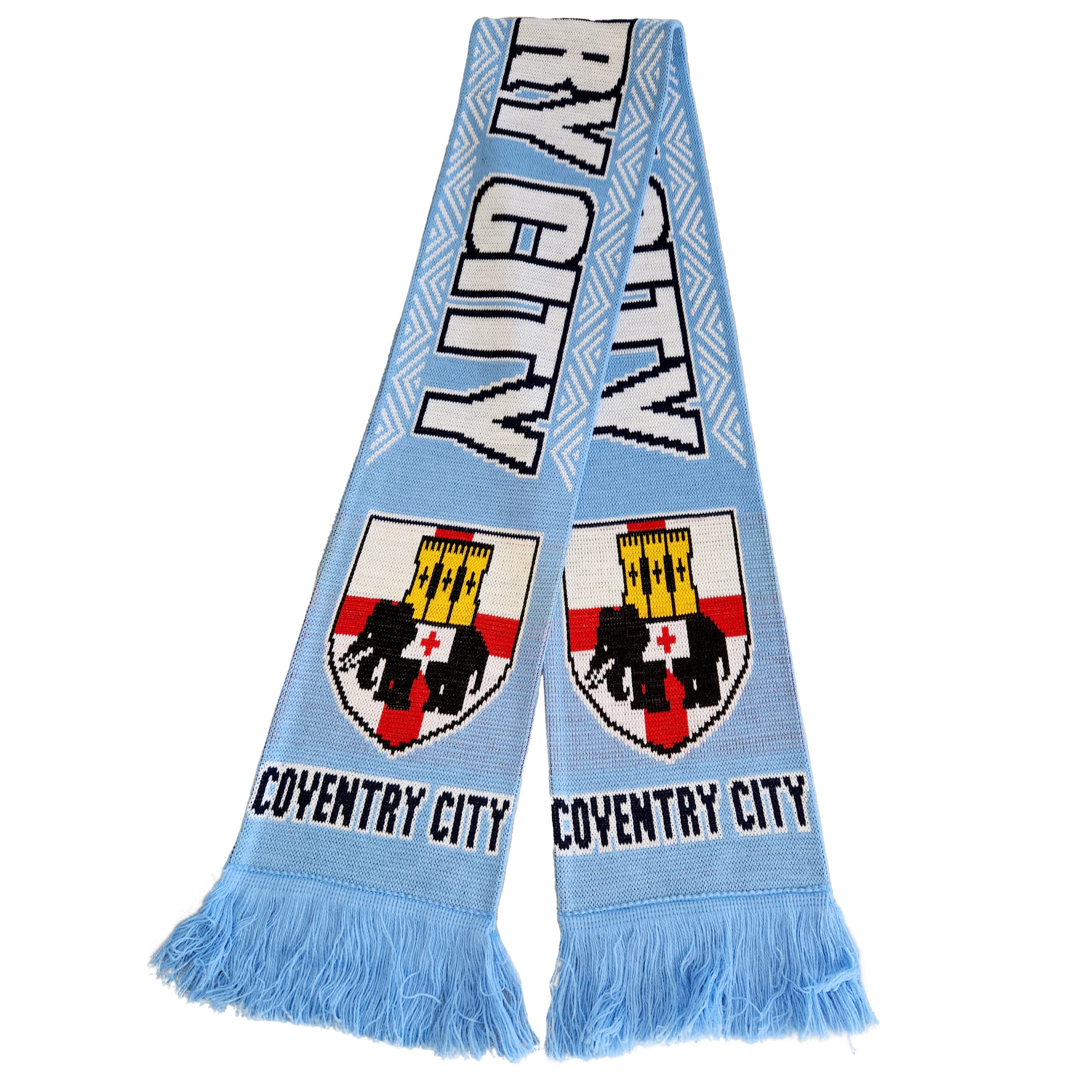 Coventry Scarf | Coventry City Soccer Fan Scarf | Premium Acrylic Knit